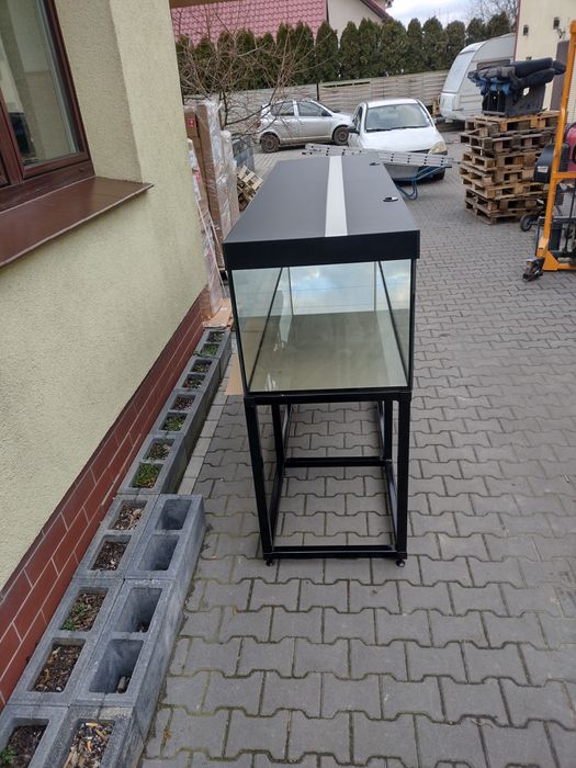 Akwarium 200x60x50 z pokrywą i stelażem