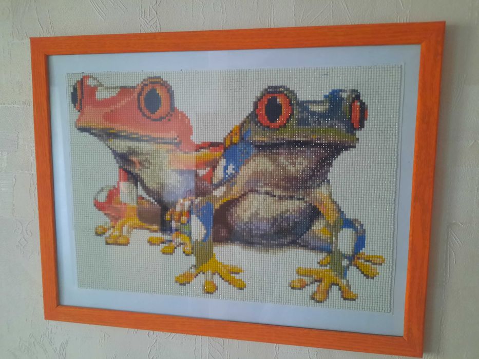 Картина, РУЧНАЯ РАБОТА!!! Алмазная крошка