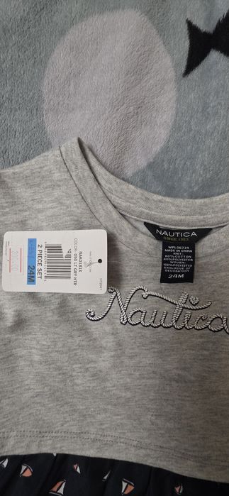 Nautical детская футболка,платье 24м