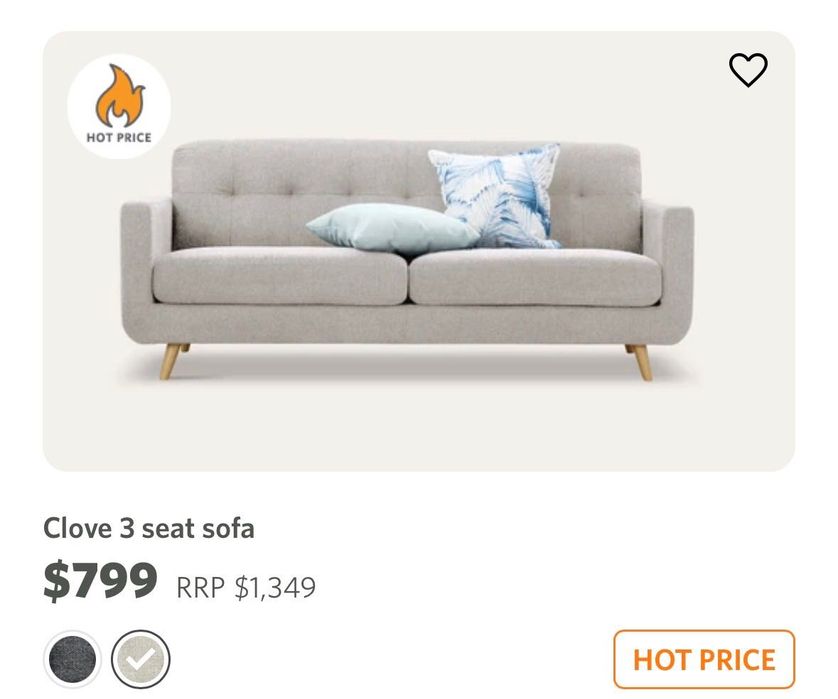 Conjunto de Sala — Sofá + Puff Baú + Poltrona