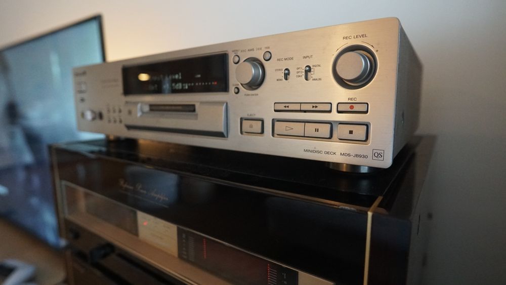 Minidisc  Sony MDS-JB930  QS – ATRAC Type-R – MiniDisc Deck Premium V