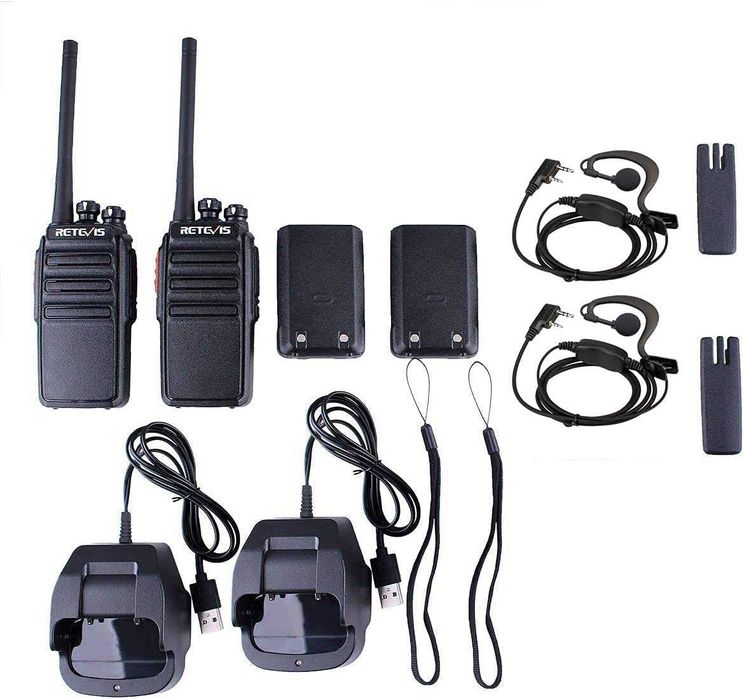Rádios Walkie Talkies 2 X Retevis - 400-470MHZ - 16 Canais RT24