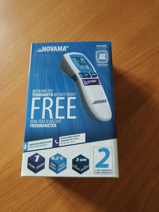 Termometr bezdotykowy Novama Free