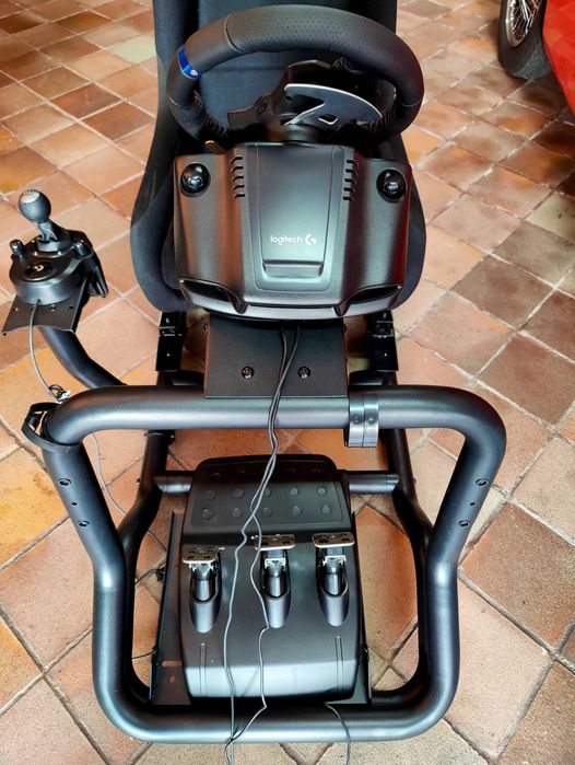 Kit backet volante pedais e caixa ps3 ps4 ps5