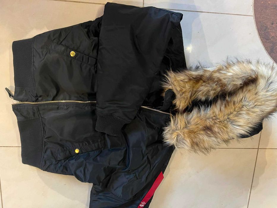 Kurtka bomberka Alpha Industries S czarna