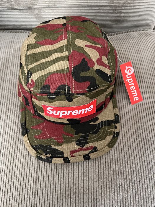 Boné Supreme 5-Panel Camuflado – Estilo Militar