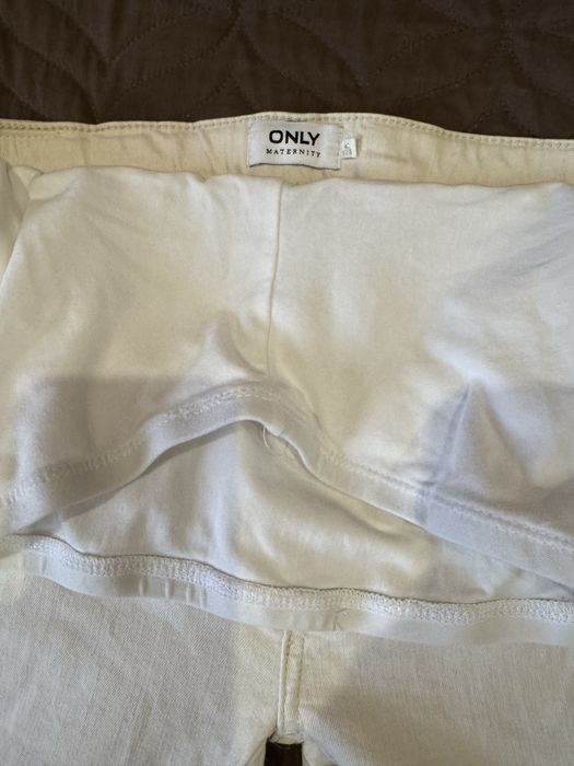 Фірмові, білі джинси для вагітних H&M