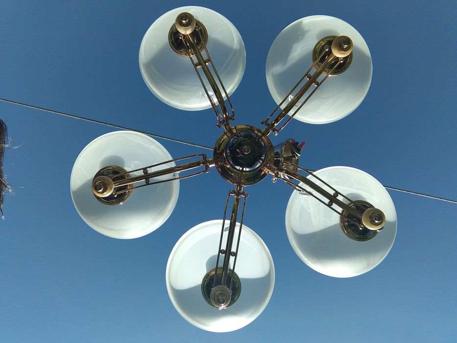 Люстра потолочная на 5 плафонов