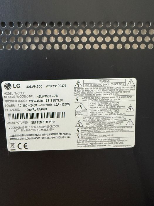 Televisao LG 42L