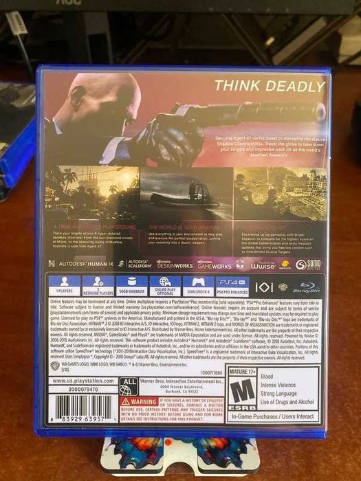Jogo Hitman 2 - PS4