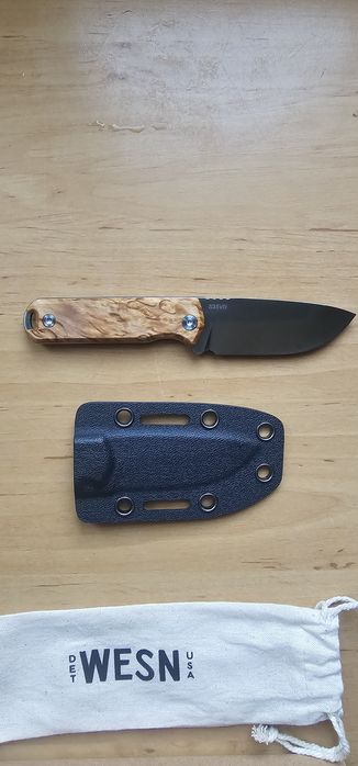 Nóż WESN Bornas, kydex i brzoza.