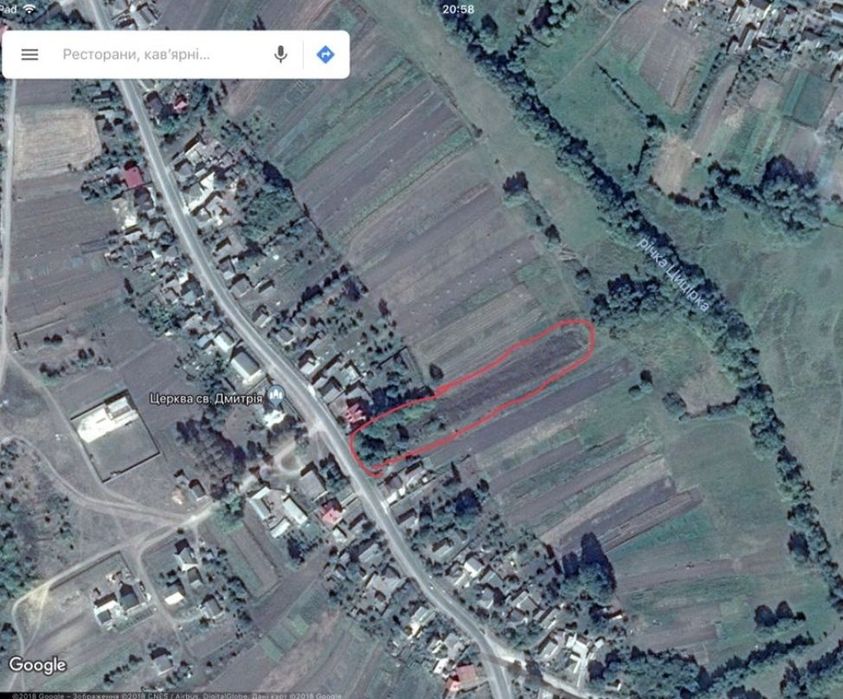 Будинок, ділянка під забудову.