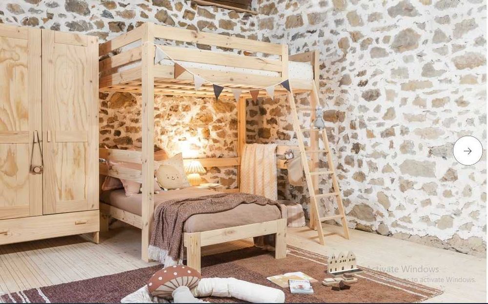 Cama alta para criança, adolescente ou jovem