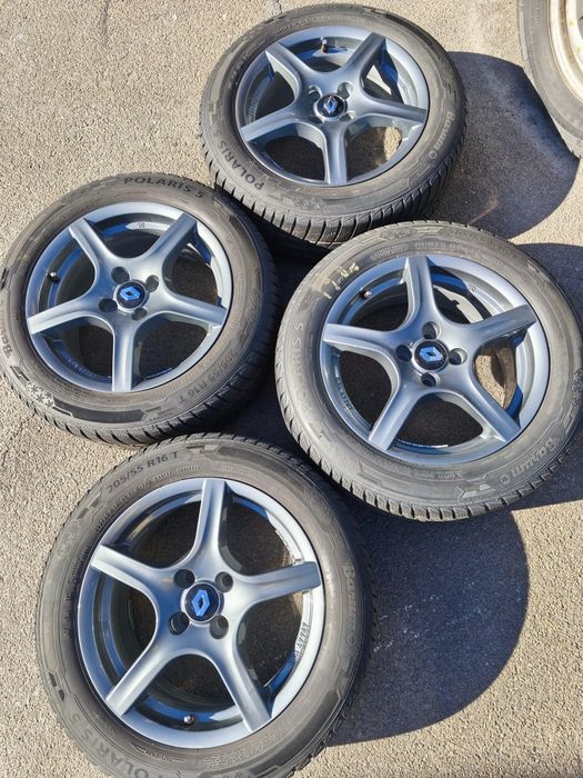 Колеса Renault Megane Scenic Clio Dokker Lodgy Zoe Sandero Stepway Logan KIA Rio Hyundai Accent i20 Suzuki Opel R16(4*100)+205/55/16 шини зимові Barum