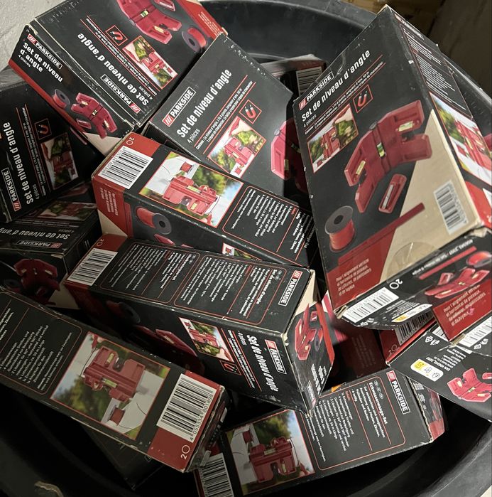 Комплект кутового рівня Parkside 4 предмети