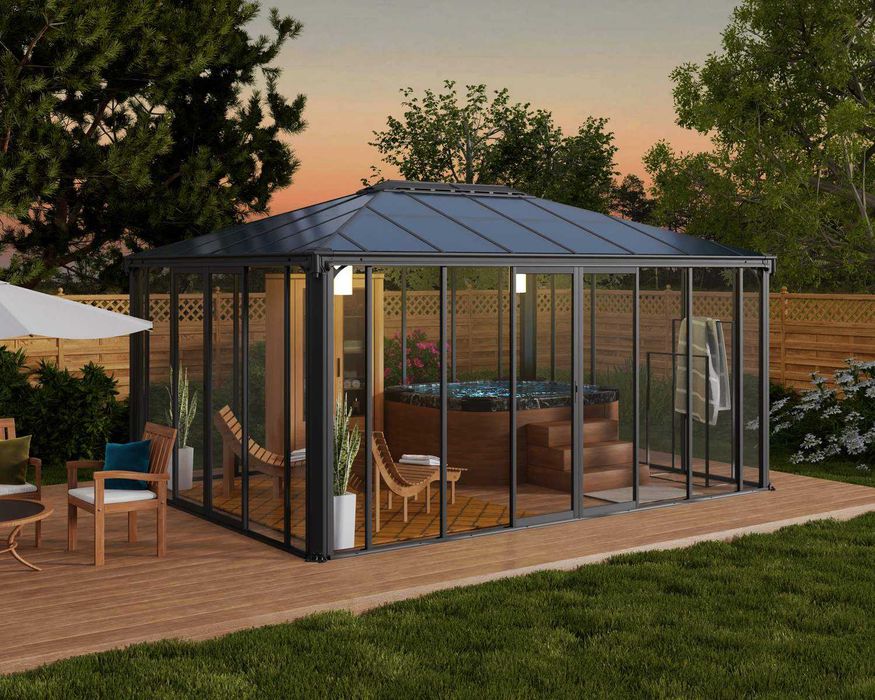Pérgulas Fechadas e Gazebos de Jardim | Conforto Todo o Ano | Envio Nacional e Europa