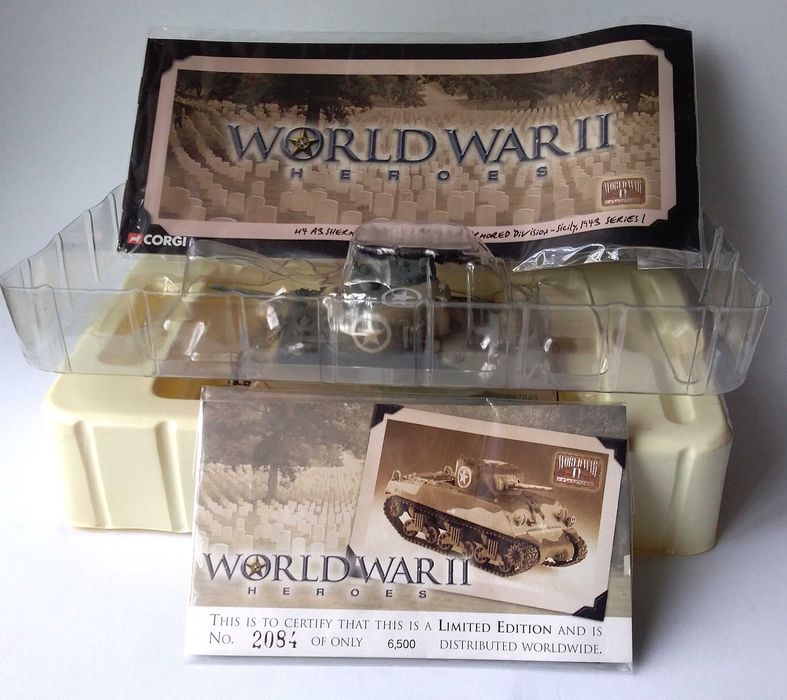 Sherman M4A3, US Army na Sicília, II guerra mundial. Ver descrição