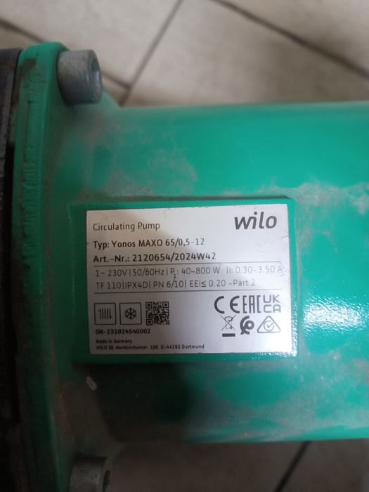 Pompa Wilo Yonos maxo 65/0.5-12
