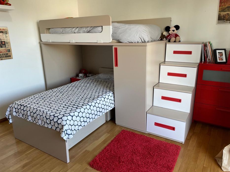 Beliche com arrumacao