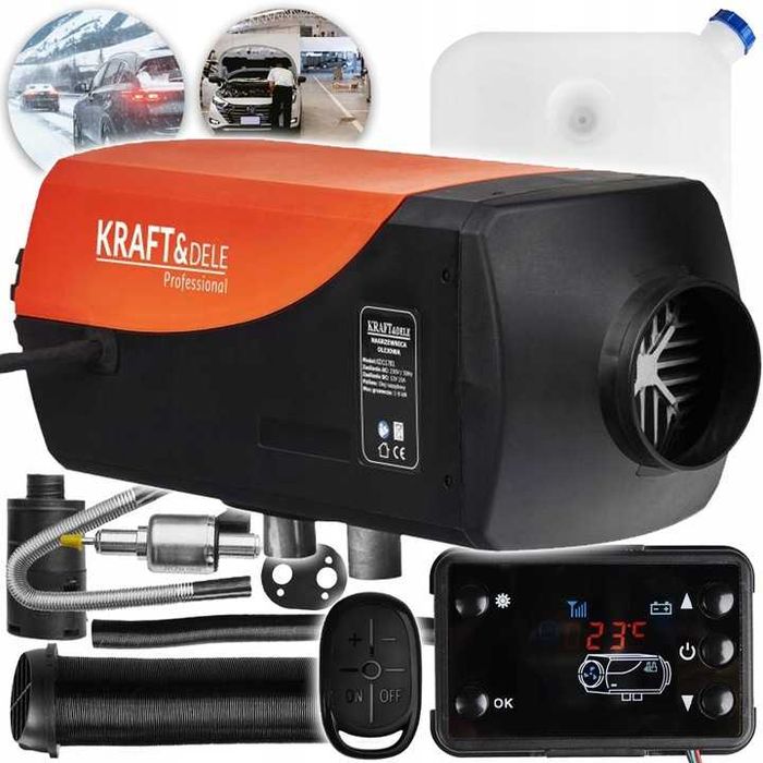 Nagrzewnica spalinowa postojowa diesel olejowa 12V 8KW webasto pilot