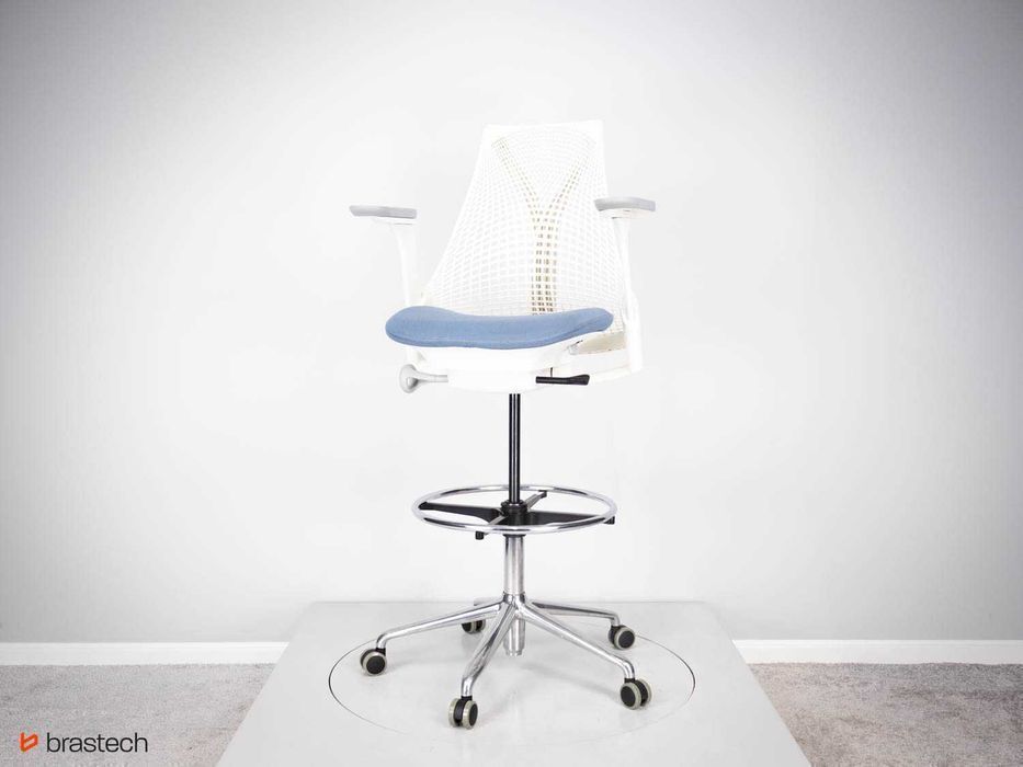 Fotel biurowy Herman Miller Sayl Wysoki z Pierścieniem DARMOWA DOSTAWA