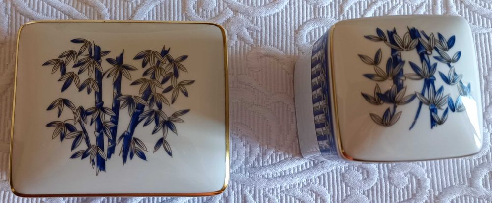 Caixa americana e Caixa oriental de canas de bambu - Vista Alegre