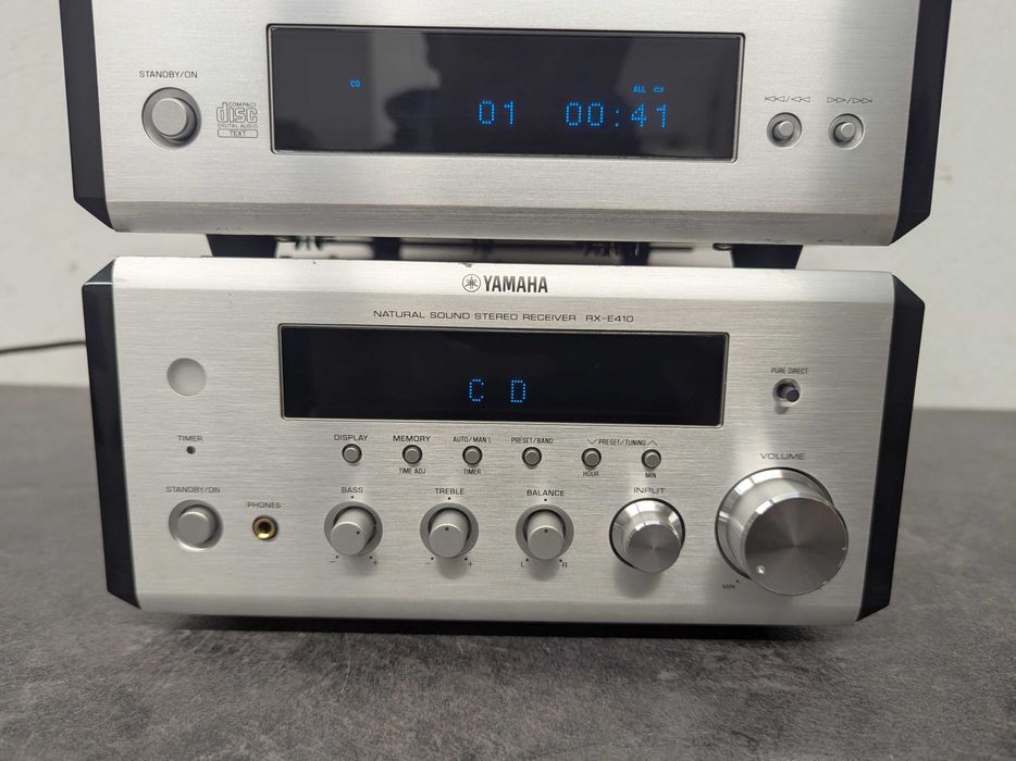 Комплект Yamaha ресивер RX-E410 та CD-E410.