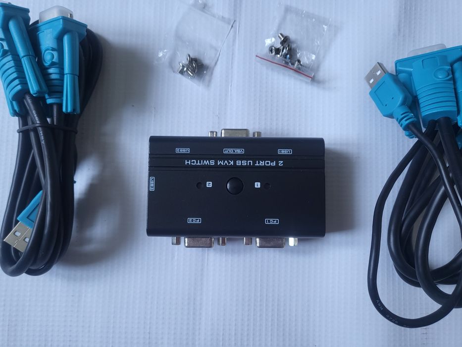 Przełącznik hdmi VGA na 2 komputery