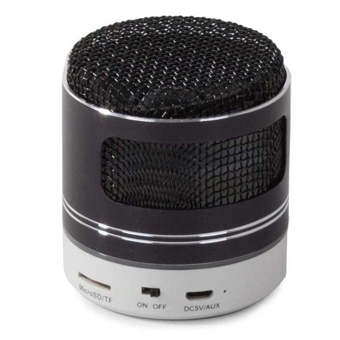 Mini coluna sem fio Bluetooth MP3 FM USB Rádio MicroSD USB