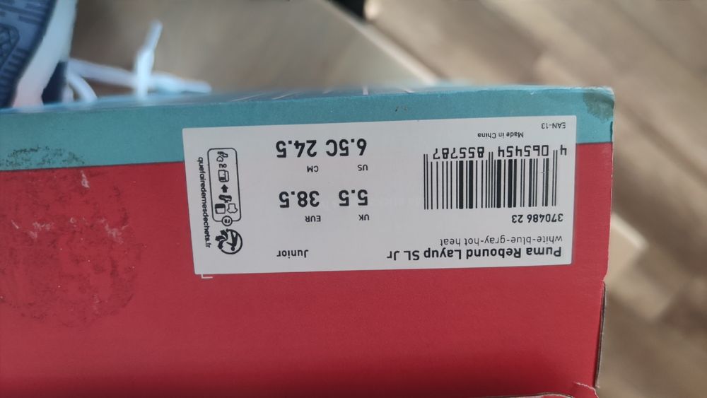 Buty Puma  Rebound  rozmiar  38,5. Nowe