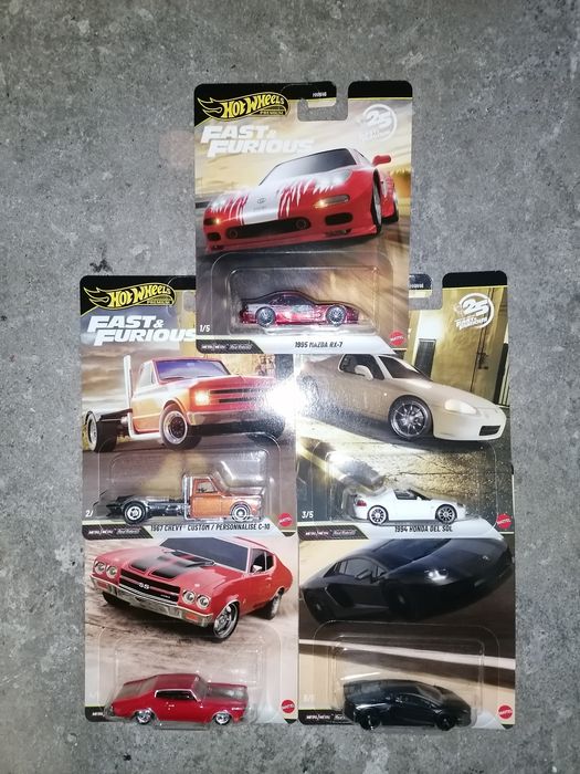 Hot Wheels set premium F&F Fast and Furious