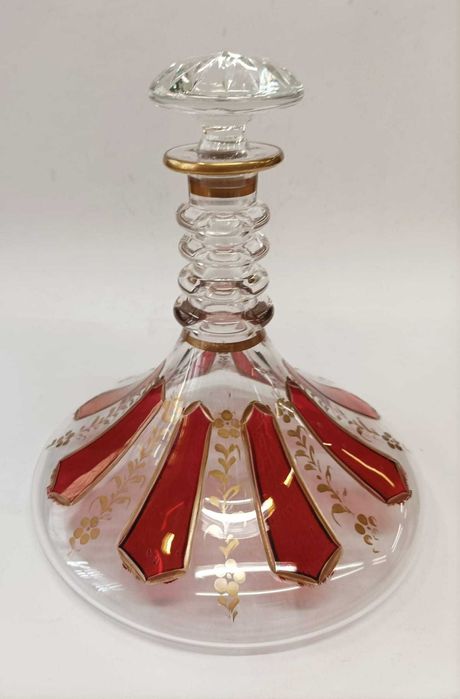 Garrafa em cristal doublé