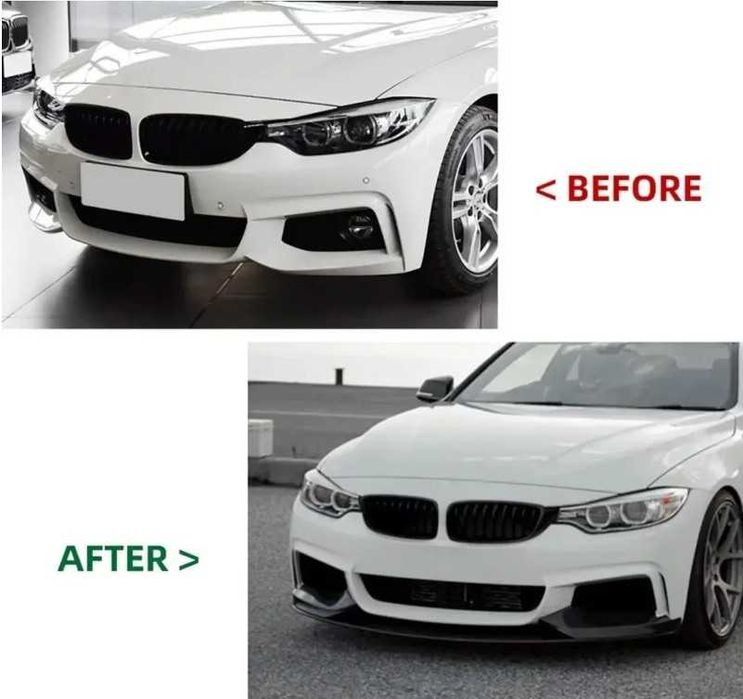 Lip frontal pára choques BMW série 4 F32 F33 F36 Pack M 2012-2020