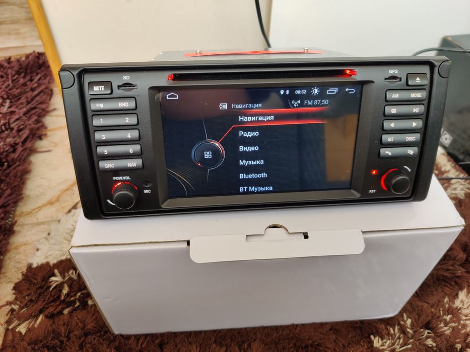 Магнитола, Аатомагнитола "7BMW e53, e39, e46,e38, X1,X3,GPS Android
