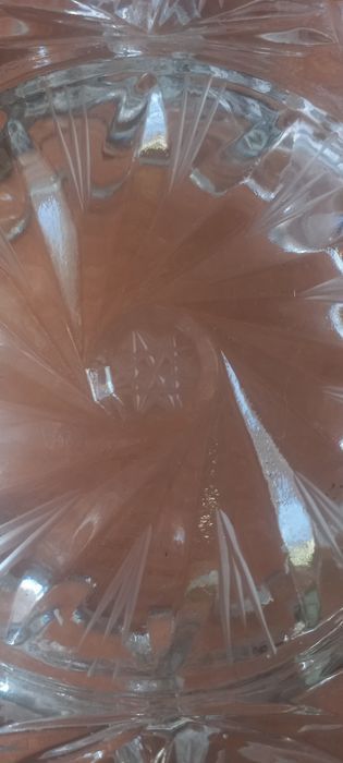 Kryształowa popielnica PRL