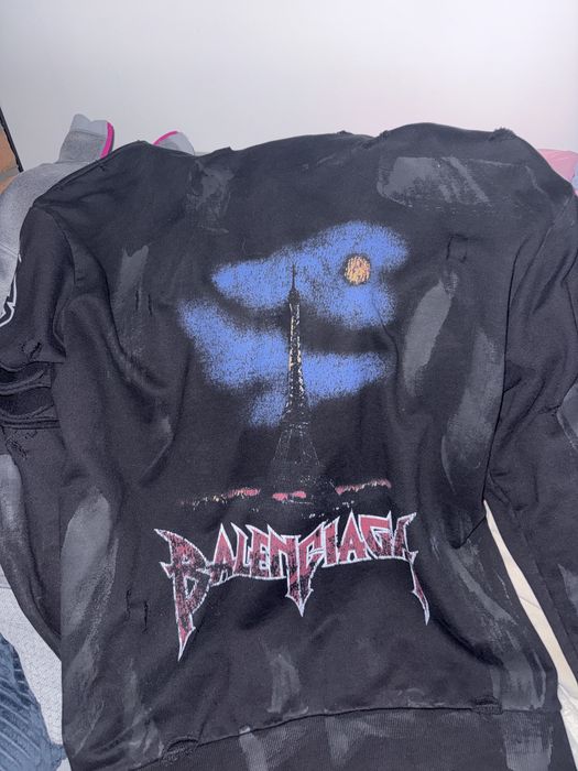 Balenciaga zip hoodie