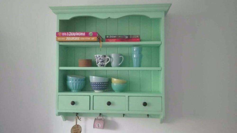 Szafka kuchenna wiszaca kolor mietowy,półka kuchenna