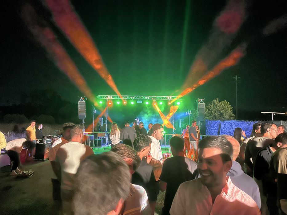 Som e luz para festas
