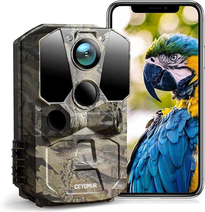 Fotopułapka Kamera Noktowizyjna CEYOMUR CY65 40MP WiFi 4K IP66 (150b)