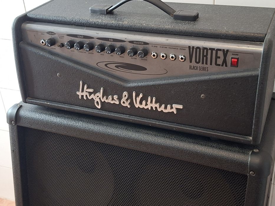 Amplificador Hughes & Kettner Vortex Black Series + Coluna Crate