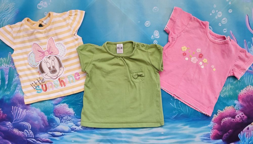 Zara Baby + Disney Koszulki t-shirty dla niemowlaka r. 68