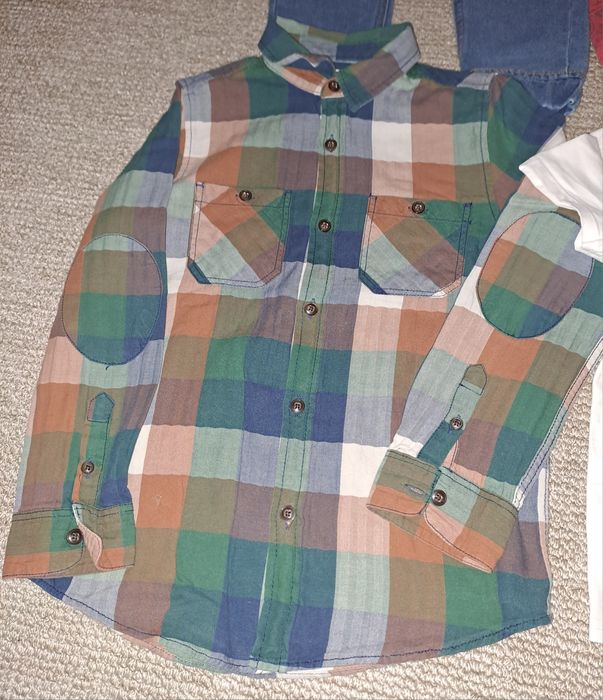 Ubrania chłopięce 18 szt rozm 122 cm