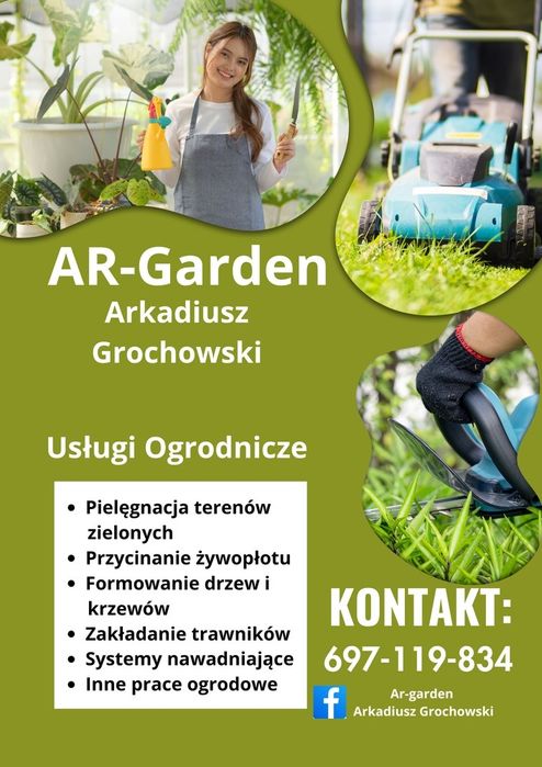 Zakaładanie ogrodów usługi ogrodnicze przycinanie żywoplotu