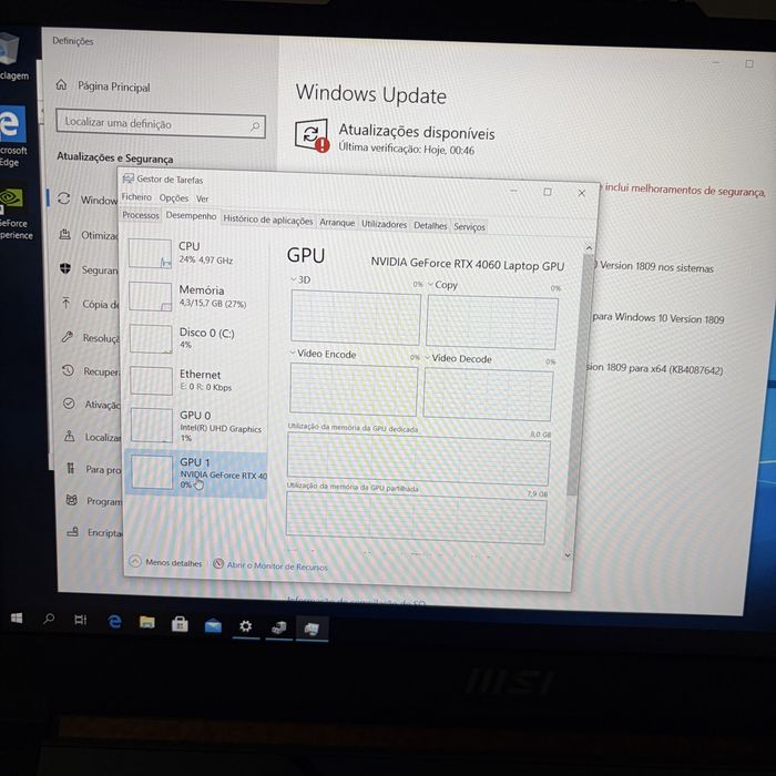 Portátil Gaming MSI i5‑12450H + RTX4060 | 144Hz