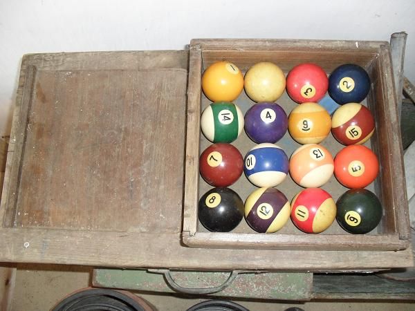 Bolas de Snnoker com Caixa