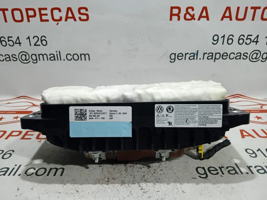 Airbag Tablier Pendura Passageiro VW Golf VI 6 Scirocco 5k0880204