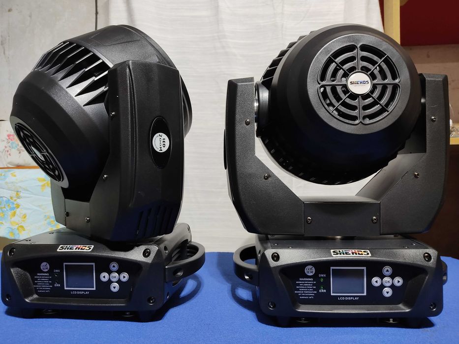 2x moving heads wash rgbw 19x15W