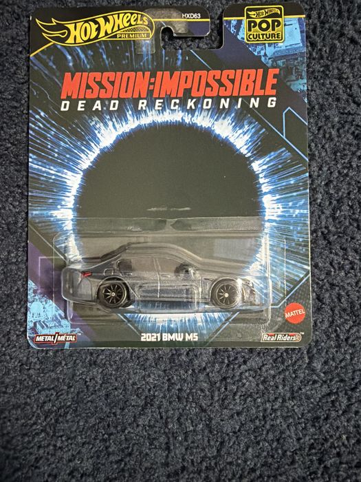 Hot wheels premium 2021 bmw m5 mission impossible