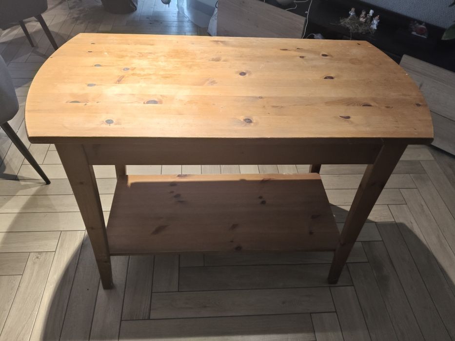 Biurko stolik z półką IKEA LEKSVIK