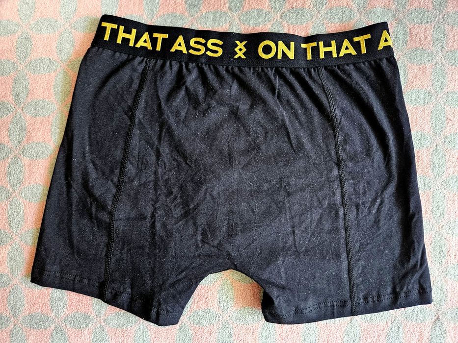 Męskie bokserki On That Ass. Czarne -M